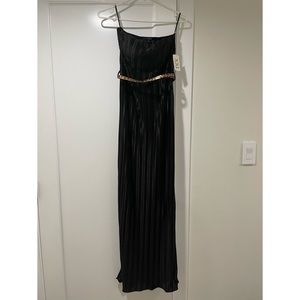 FOREVER 21 MAXI TUBE TOP DRESS WITH BELT